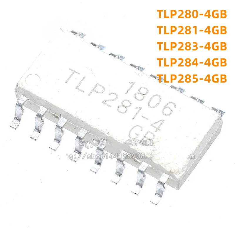 1PCS TLP280/TLP281/TLP283/TLP284/TLP285-4GB SOP-16 Chip Optocoupler