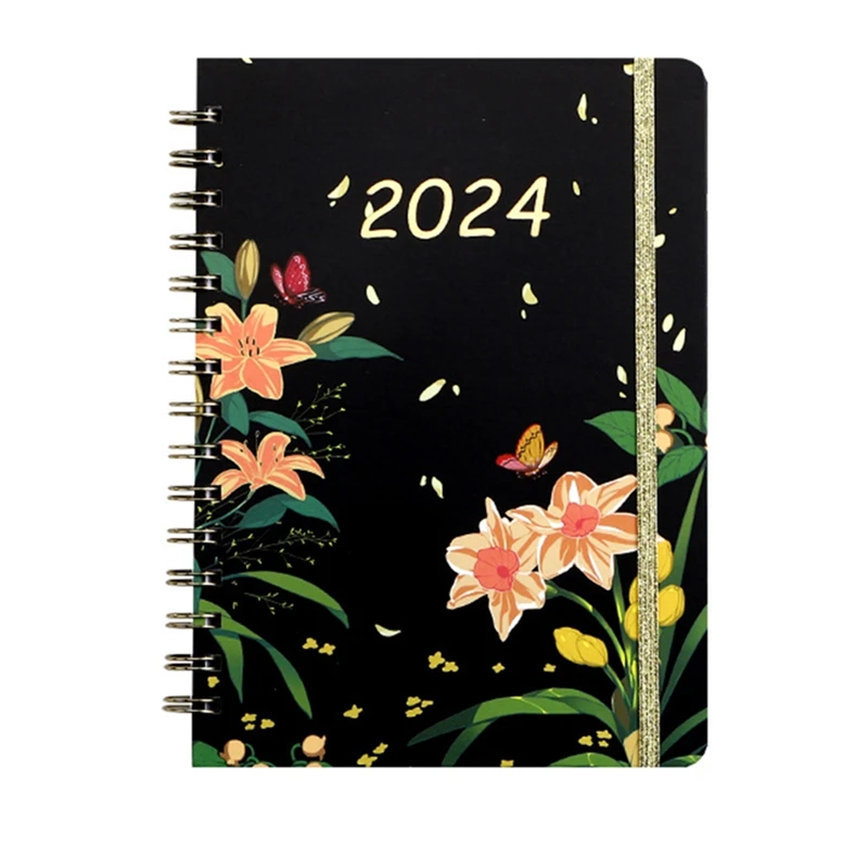 2024 Savaitės Planuotojas Spiralės Privalomas Premium 2024 Planuotojas, Kalendorius 2024 Planuotojas, Kalendorius Knyga