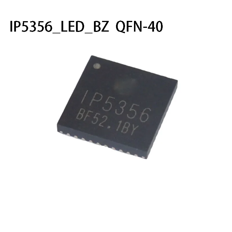 5-20PCS/DAUG Naujos originalios IP5356 IP5356-LED-BZ Tipas-C PD greito įkrovimo protokolo sąsajos chip IC QFN-40