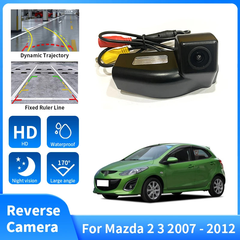 Automobilių Vandeniui HD Galinio vaizdo Kamera, Automobilio Stebėjimo Parkavimo Sistema Grįžtamieji Stebėsenos Mazda 2 3 2007 2008 2009 2010 2011 2012