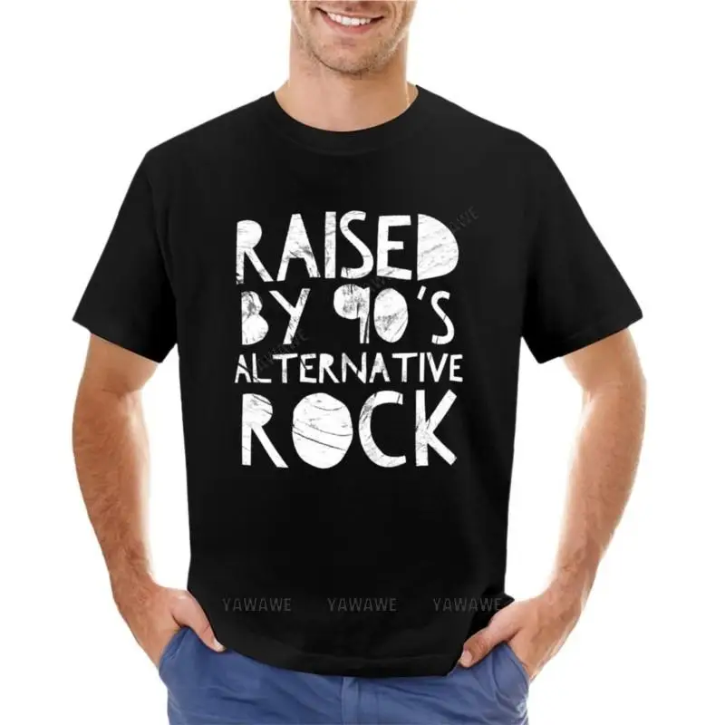 Iškėlė 90-ųjų Alternatyvaus Roko Marškinėlius užsakymą marškinėliai kawaii drabužiai vyrams, drabužiai žmogui t-shirt medvilnės įgulos kaklo marškinėlius