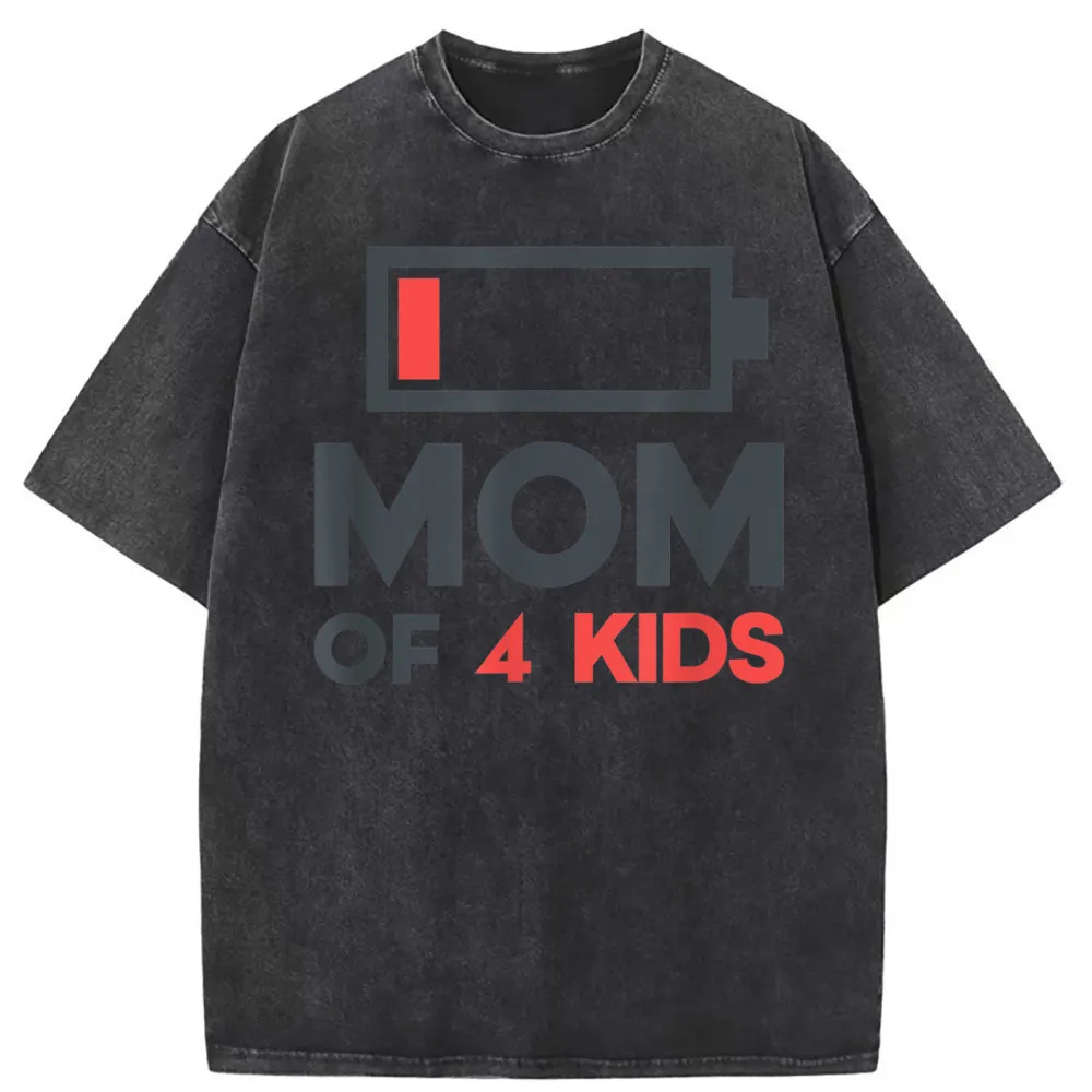 Mama 4 Vaikams Marškinėliai Moterims ilgomis Rankovėmis Tshirts Vyrų Street Vasaros/Rudens Palaidinės High Street Sportswears 2023 Naujausias