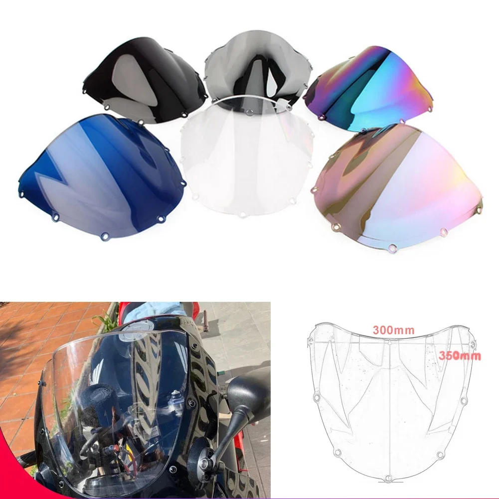 Motociklo ekranas, Double Bubble priekinis Stiklas Reflektoriai Raštas Priekinio stiklo Honda CBR 900 RR 954 2002 2003 CBR954 CBR954RR