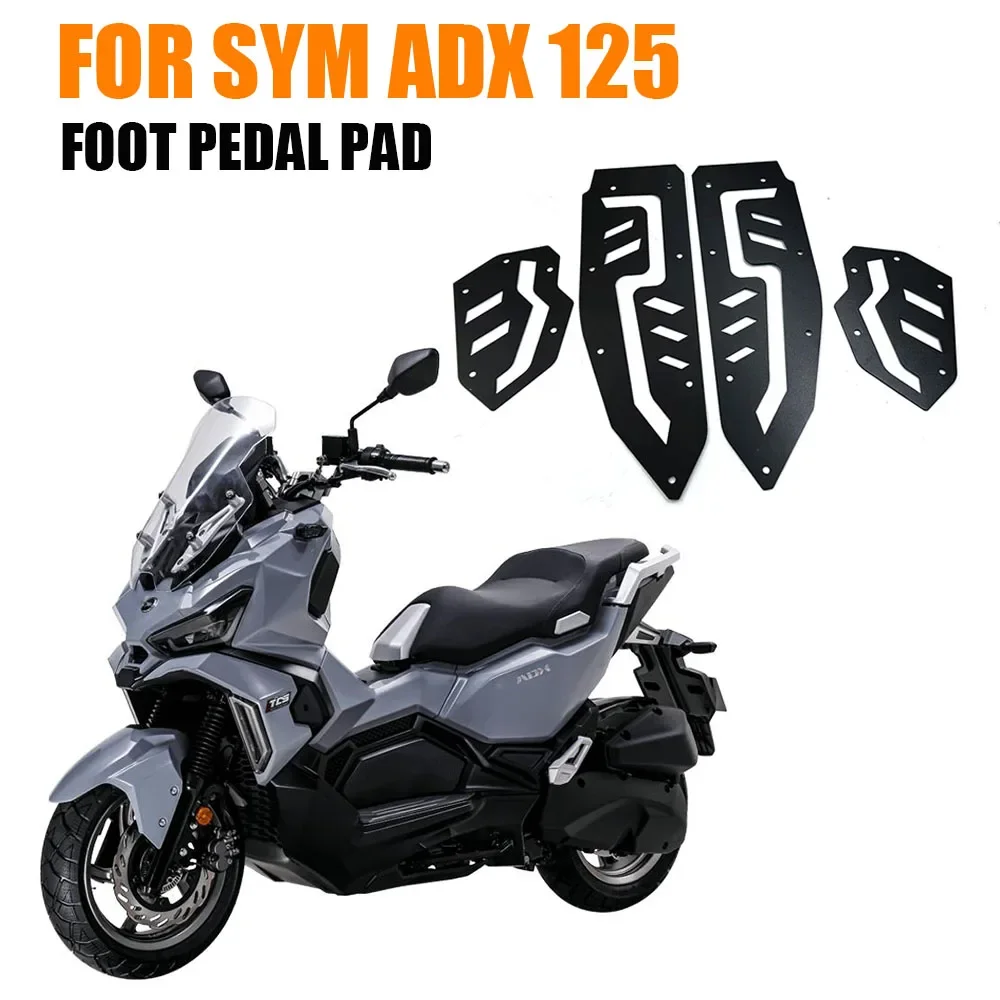 Motociklų Aksesuarų Pedalu Padėklas Kojoms Pėdų Valdybos Padengti Kilimėlį, Pagalvėlę SYM ADX 125 ADX125