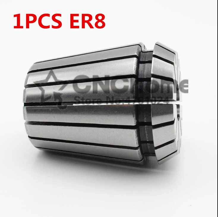 Nemokama krovinių ER8 1PCs apkabos, nustatyti, 1mm iki 5 mm Diapazone, frezavimo CNC graviravimas staklių variklio ašies.