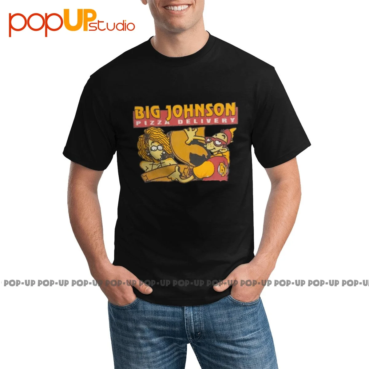 Retas Didelis Johnson Picos Pristatymo P-524 T-shirt Dizainas Jungimo Karšto Pasiūlymai Tee Marškinėliai