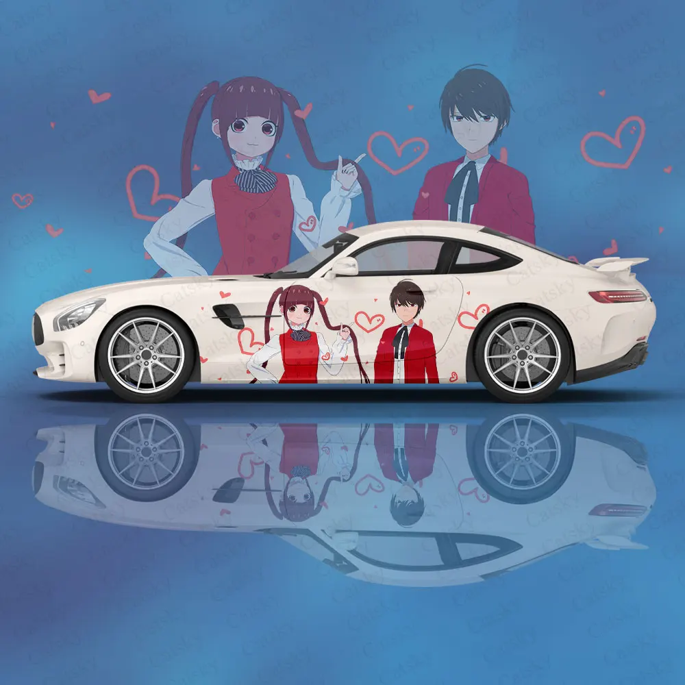 Shinigami Bocchan į Kuro Tarnaitė Anime Automobilių Kėbulo Lipdukas Anime Itasha Automobilio Pusėje Lipdukas Lipdukas Įstaiga aplinkosaugos ¾enklelis, Automobilių Apdailos Lipdukai