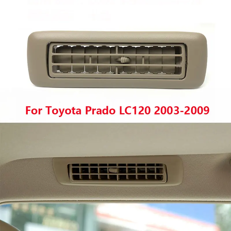 Toyota Land Cruiser 120 Prado LC120 2003-2009 Automobilio Salono Stogo, Smėlio spalvos A/C Oro Kondicionierius Lizdo Oro Kondicionavimo Angos