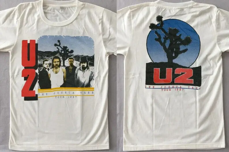 U2 1987 Joshua Tree Kelionių T-Shirt, 