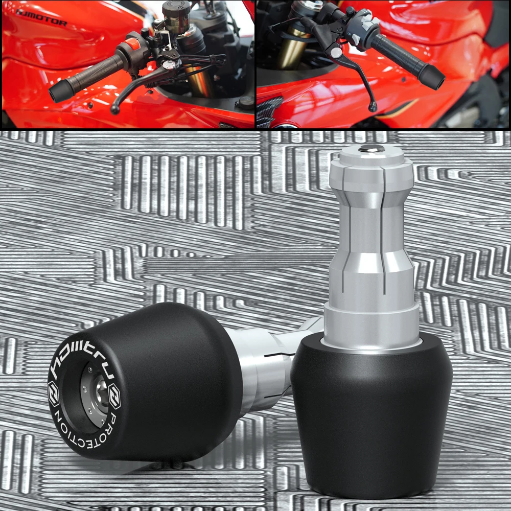 Už Ducati Monster 400 600 620 750 800 S2R800 2000-2008 m. Rankenos Suėmimas Baigiasi Rankena Plug Svoriai Anti Vibracija Slankiklį Plug