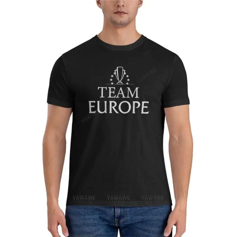 vyrų marškinėlius prekės viršūnės vasarą Laver Čempionatą 2022 Komanda Europoje Aktyvių T-Shirt mens didelis ir aukštas, t marškiniai vasaros viršūnes